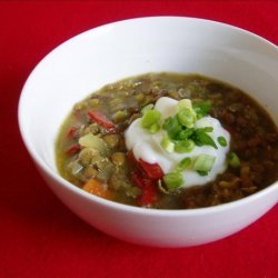 Oven Baked Split Pea and Lentil Soup recipe