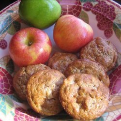Sour Cream Bran Muffins With Apples recipe