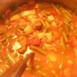 Vegetable Beef Soup (Crockpot) recipe