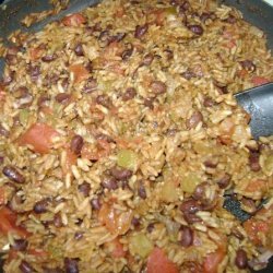 Quick Skillet Black Beans and Rice recipe