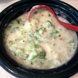 Hot Broccoli Dip   (Crock Pot or Microwave) recipe