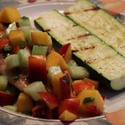 Peach and Cucumber Salsa recipe