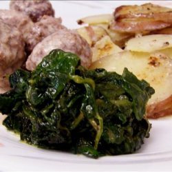 Butter Braised Spinach recipe