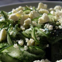 Cucumber-Dill Salad With Feta Cheese recipe