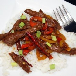 Szechuan Orange Beef (Stir-Fry) recipe