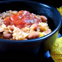 Tex-Mex Rice and Two-Bean Pilaf recipe