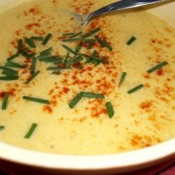 Cheddar Butternut Squash Soup, Lightened Up! recipe