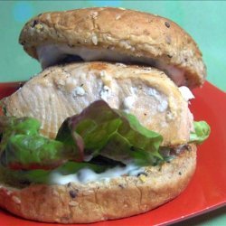 Delicious Grilled Salmon Sandwiches recipe