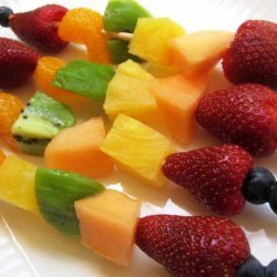 Colorful Fruit Kabobs recipe