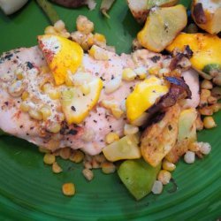 Chicken and Summer Squash Packets recipe