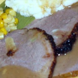 Mustard and Thyme Baron of Beef Au Jus recipe