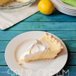 Sour Cream Lemon Pie recipe