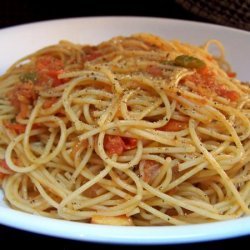 Spaghetti With Tomato Garlic Sauce recipe