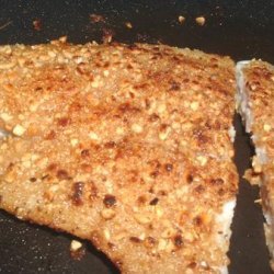 Crazy Oven Fried Fish Filets (Nutty That Is!) recipe