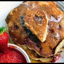 Strawberry Buttermilk Pancakes recipe