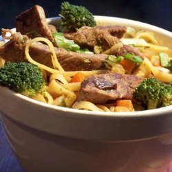 Stir Fry Steak and Noodles recipe