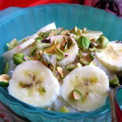 Semolina With Banana & Nuts recipe