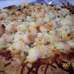 Shrimp Scampi Pizza recipe