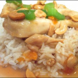 Apricot Chicken With Cashews recipe