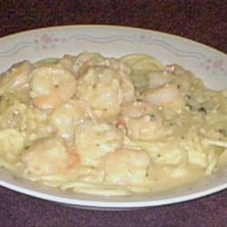 Garlic Shrimp with Noodles recipe