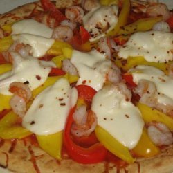 Shrimp & Mango Pizza recipe
