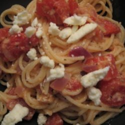 Greek Feta and Tomato Pasta recipe