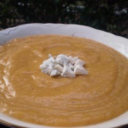 Carrot and Stilton Soup (For Your Microwave) recipe