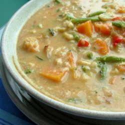 Easy, Creamy Vegetable Soup recipe