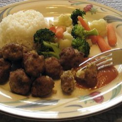 Green Curry Chicken Meatballs recipe