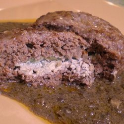 Salisbury Steak Surprise With Ground Mushroom Gravy recipe