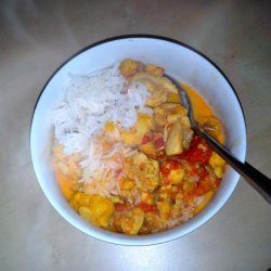 Cauliflower Curry With Chicken recipe