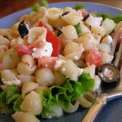 Greek Pasta Shells Salad recipe