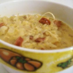 Sauerkraut Soup recipe