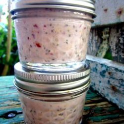 Raspberry Vanilla Refrigerator Oatmeal recipe