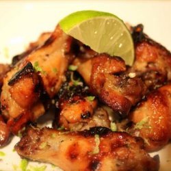 Baked Honey-Lime Chicken Wings recipe