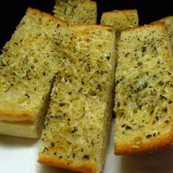 Olive Oil and Parmesan Garlic Bread  low Fat  recipe
