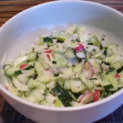 Rock {radish,onion,cucumber,kohlrabi} Salad recipe
