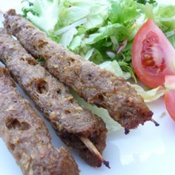 Egyptian Beef Koftas (Ground Beef on Skewers) recipe