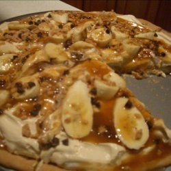 Banana Toffee Pizza recipe