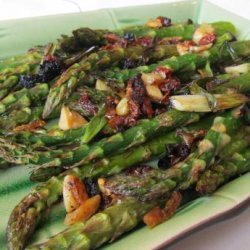 Roasted Aspargus With Scallions and Sun-Dried Tomatoes recipe