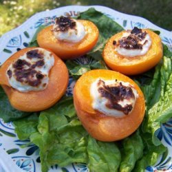 Apricots With Blue Cheese recipe
