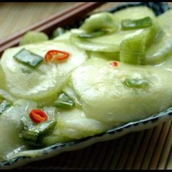 Sweet Sour Cucumber Salad recipe