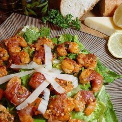 Lemon Garlic Shrimp With Greens recipe
