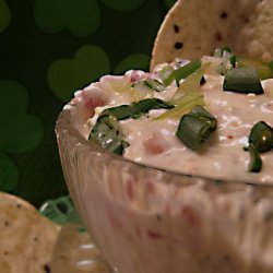 Roasted Red Pepper & Green Onion Dip recipe