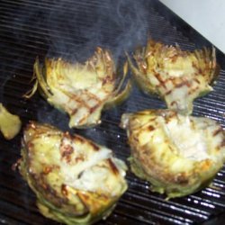 Garlic Grilled Artichokes recipe