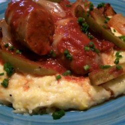 Easy  Italian Sausage, Peppers and Onions for a Crowd or  a Few recipe