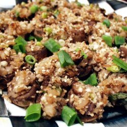 Panko Stuffed Mushrooms - Asian Style recipe
