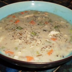 Cream of Chicken & Wild Rice Soup recipe