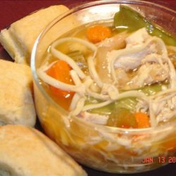 Chicken Linguine Soup - Crock Pot recipe