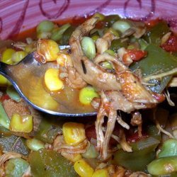 Chicken, Corn and Lima Bean Stew recipe
